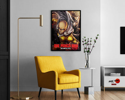 Anime Town Creations Poster One Punch Man 11" x 17" Home Goods - Anime One Punch Man Poster