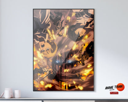 Anime Town Creations Poster Attack on Titan Final Season Part 3 11" x 17" Home Goods - Anime Attack on Titan Poster