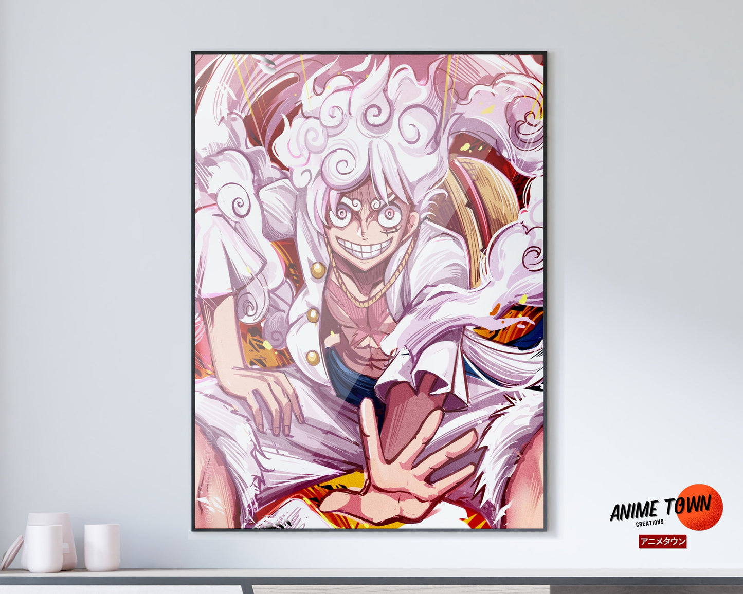 Luffy Gear 5 Anime One Piece Poster