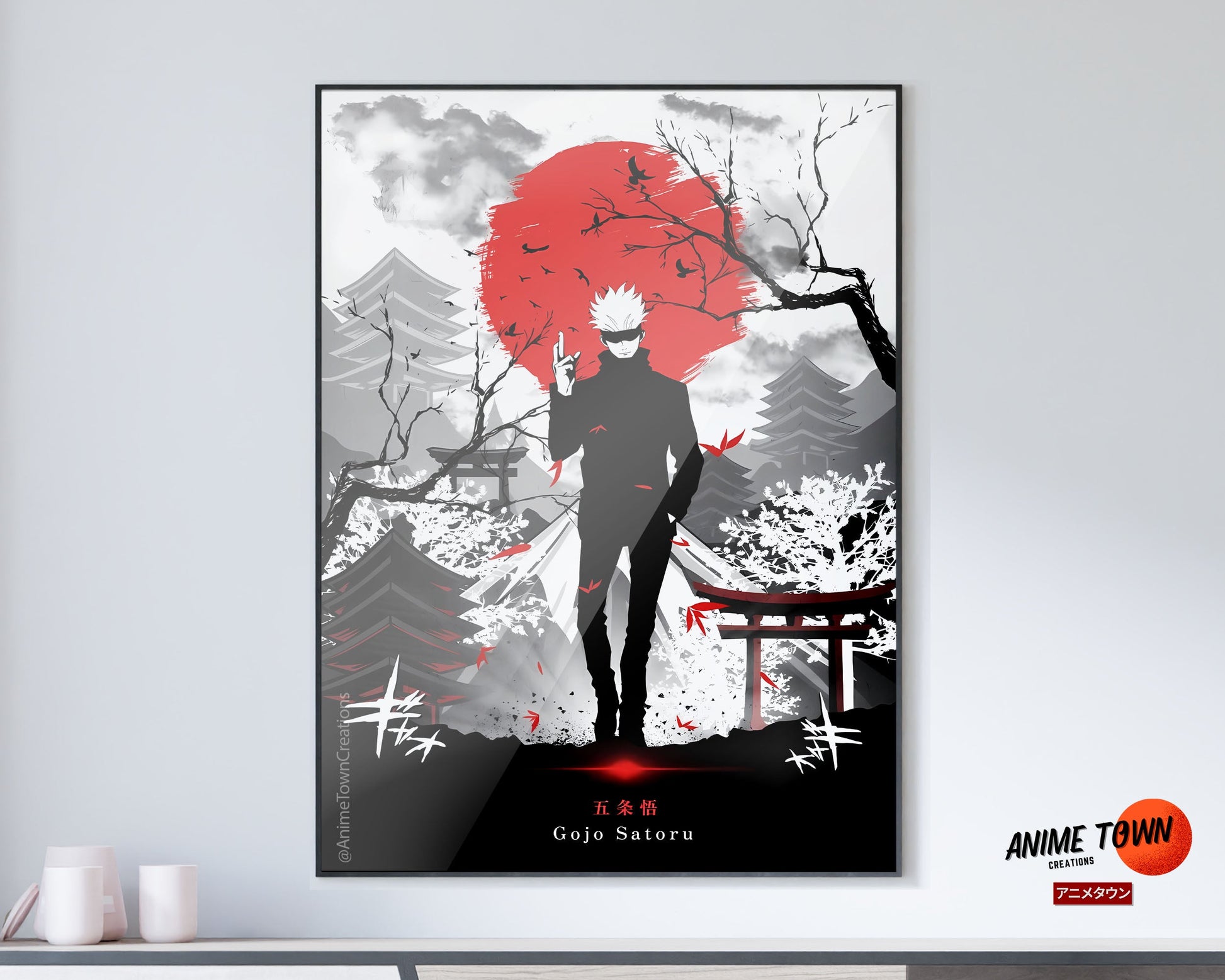 Jujutsu Kaisen Satoru Gojo Limitless Painting Poster Poster – Anime Town  Creations