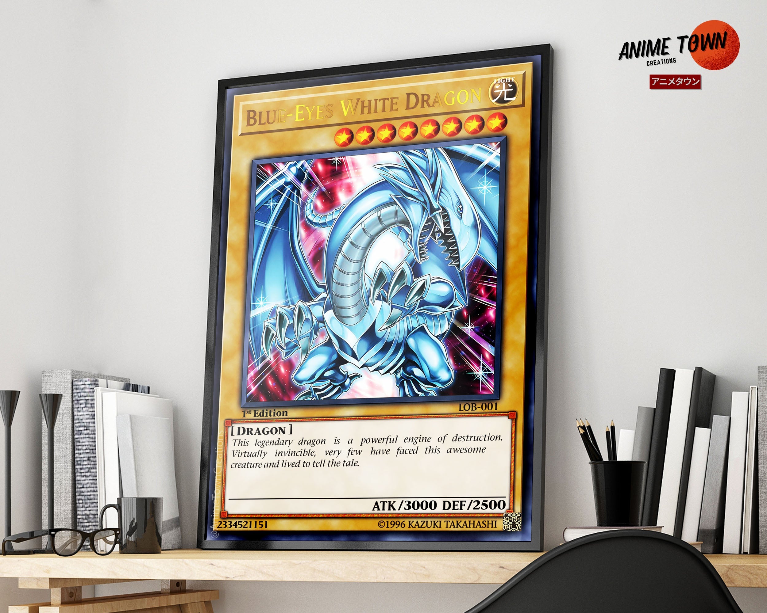 Yu-gi-oh blue hotsell eyes white dragon