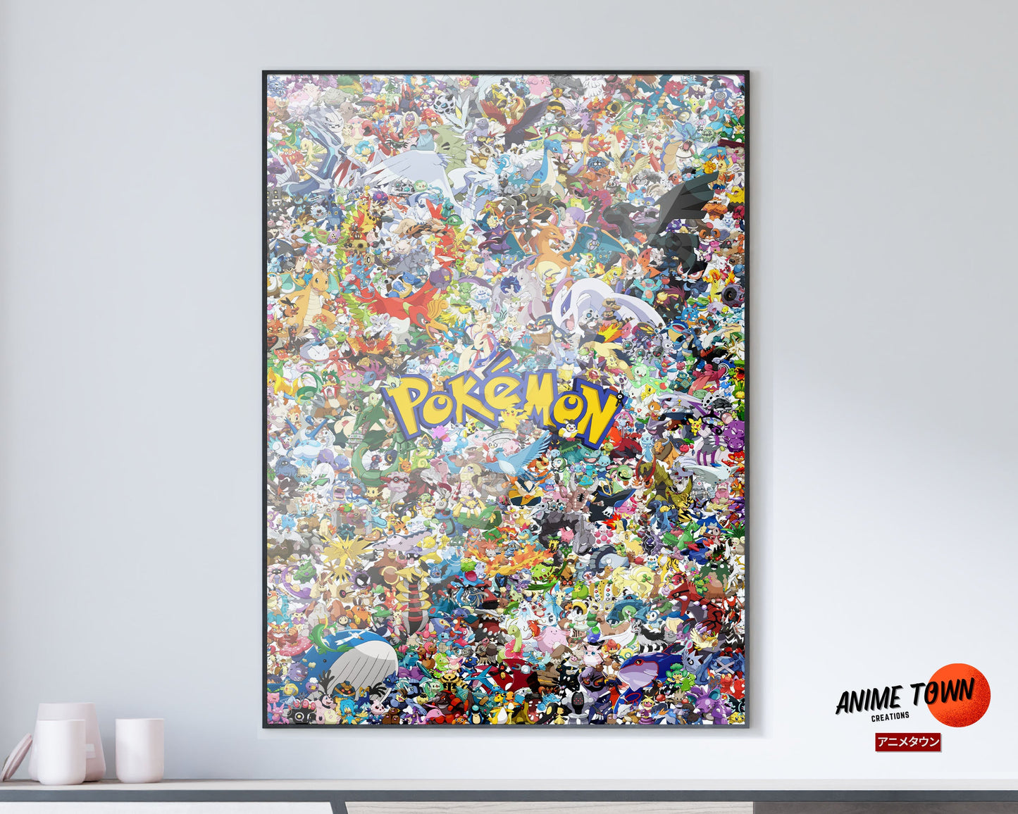 Anime Town Creations Poster Pokemon Pokeverse 11" x 17" Home Goods - Anime Pokemon Poster