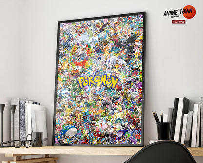 Anime Town Creations Poster Pokemon Pokeverse 5" x 7" Home Goods - Anime Pokemon Poster