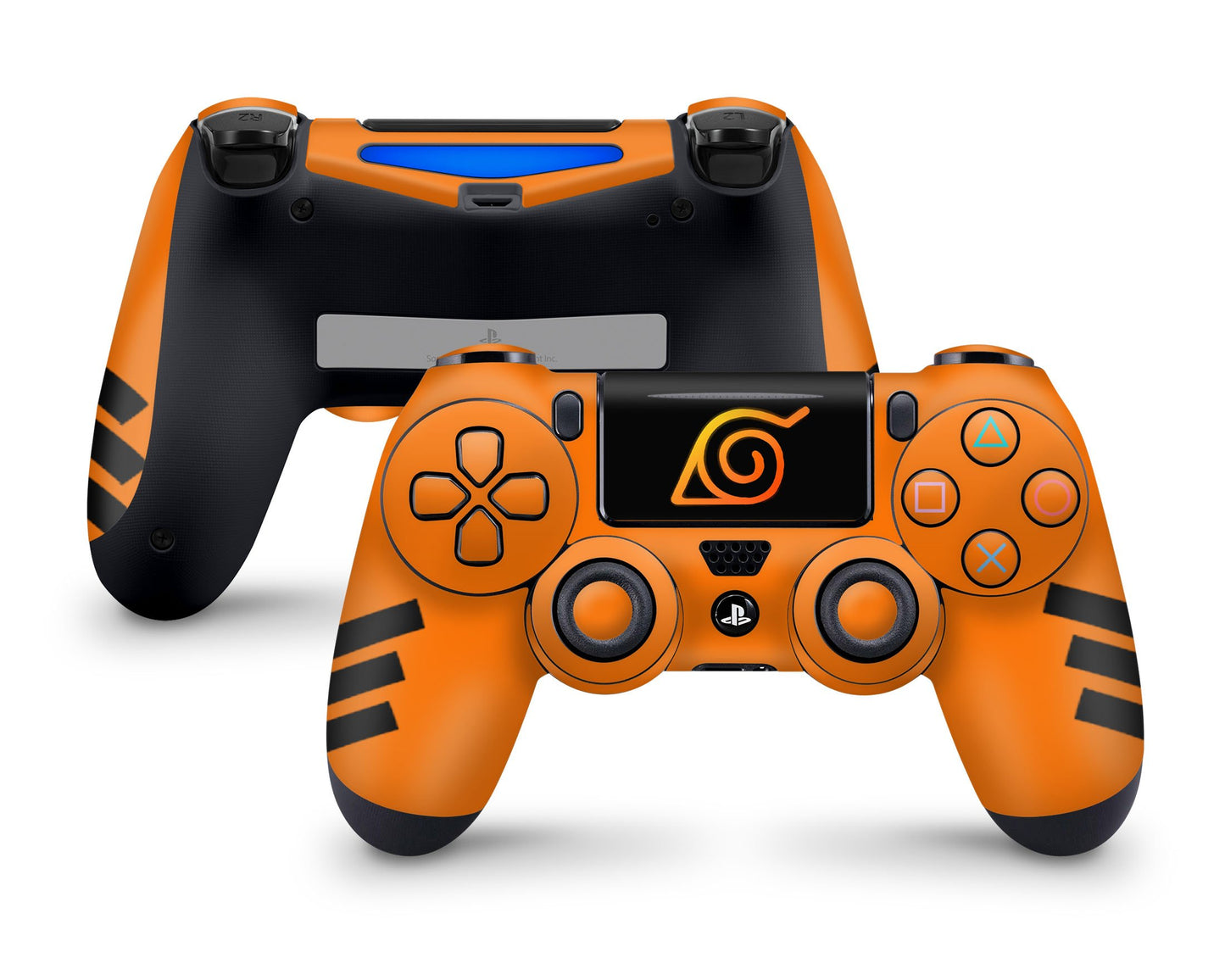 Anime Town Creations PS4 Naruto Minimalist Orange PS4 Skins - Anime Naruto Skin