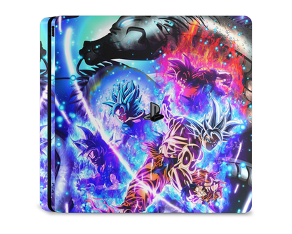 Anime Town Creations PS4 Dragon Ball Goku Ultra Instinct Aura PS4 Skins - Anime Dragon Ball PS4 Skin