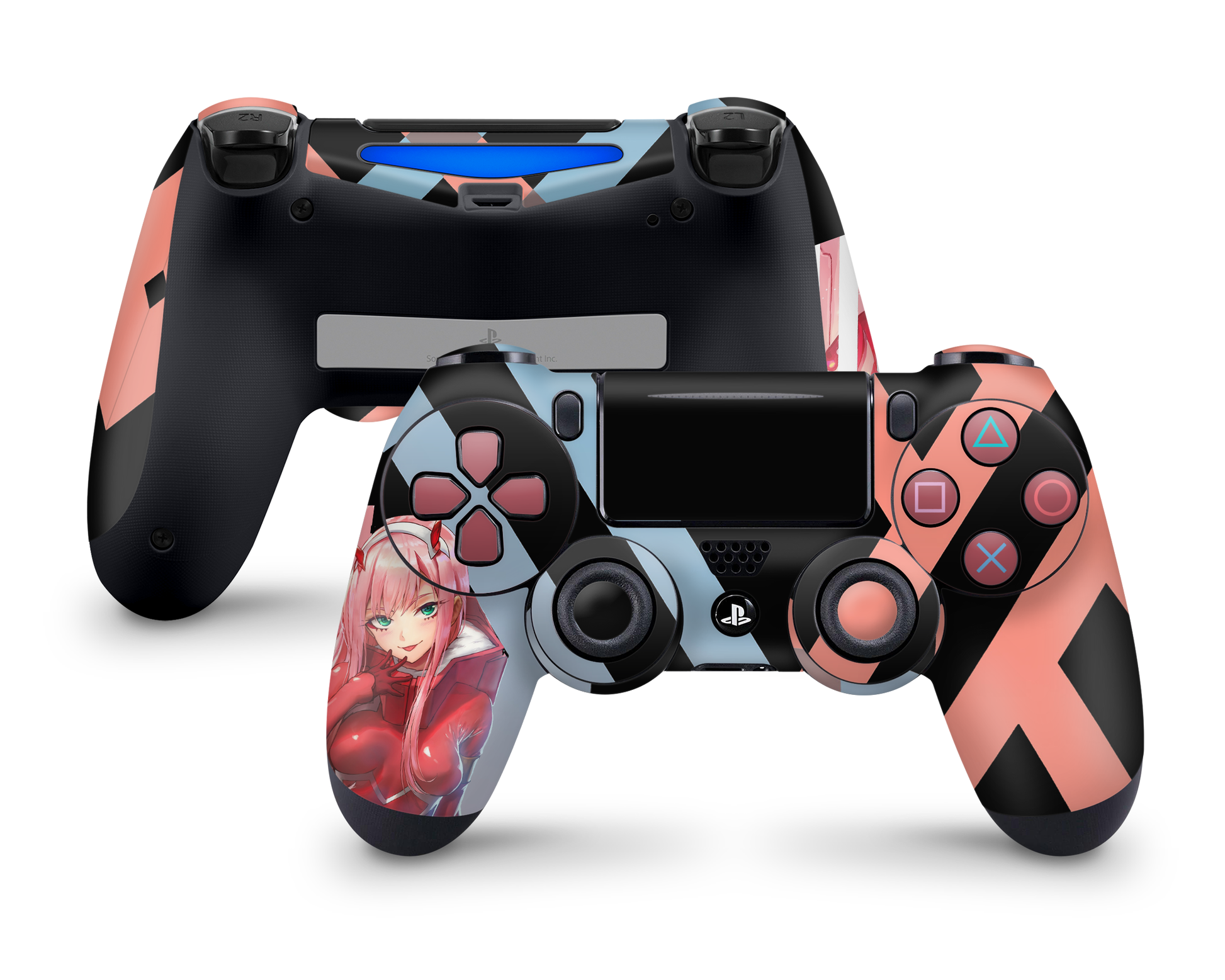 Zero Two Hot Pink PS4 PS4 Skin – Anime Town Creations