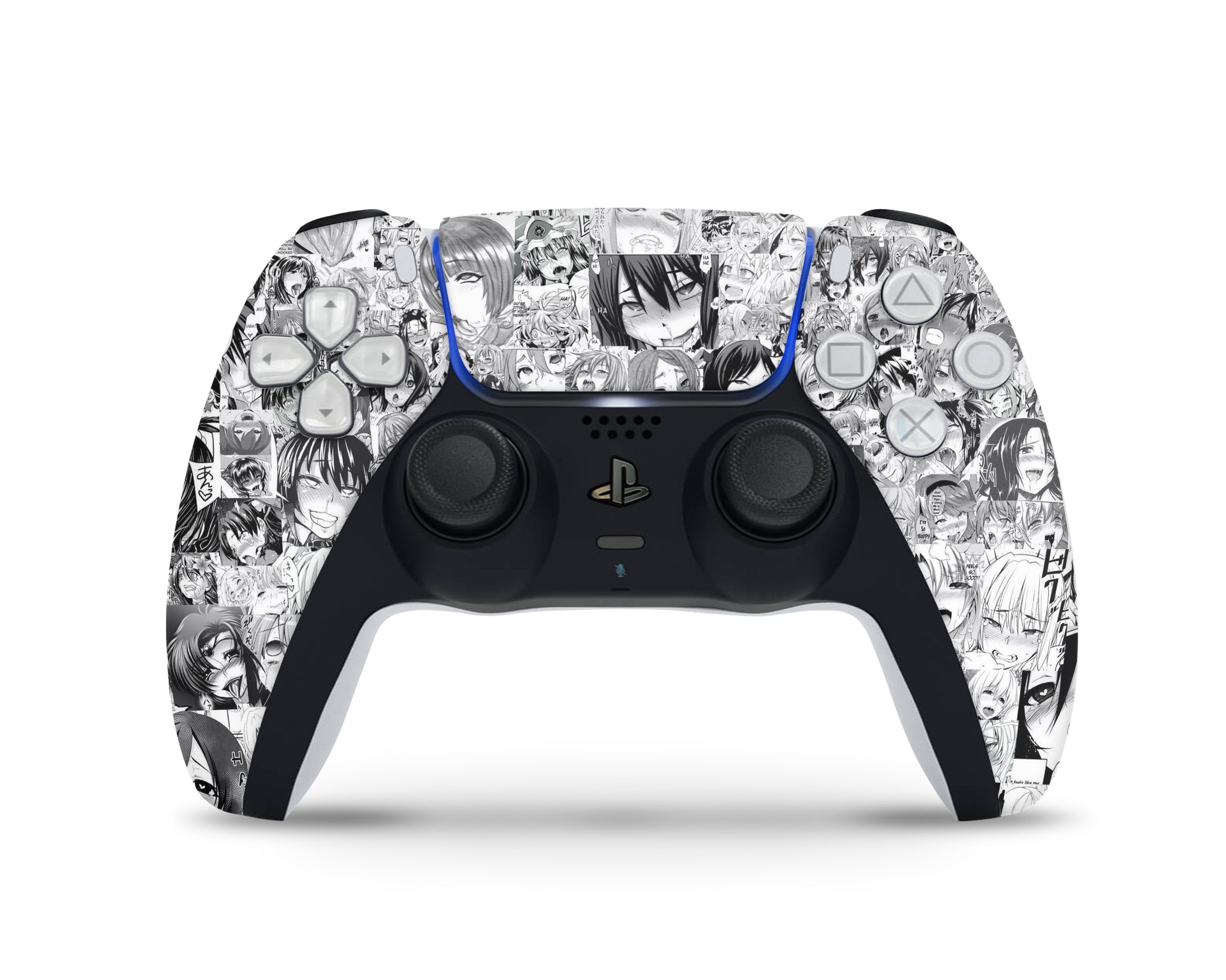 HK Studio PS5 Skin with Anime Girl  Easy Peel and Stick PS5 Skin Disc  Edition with No Bubble Waterproof  Playstation 5 Skin  Including PS5  Controller Skin and PS5 Console