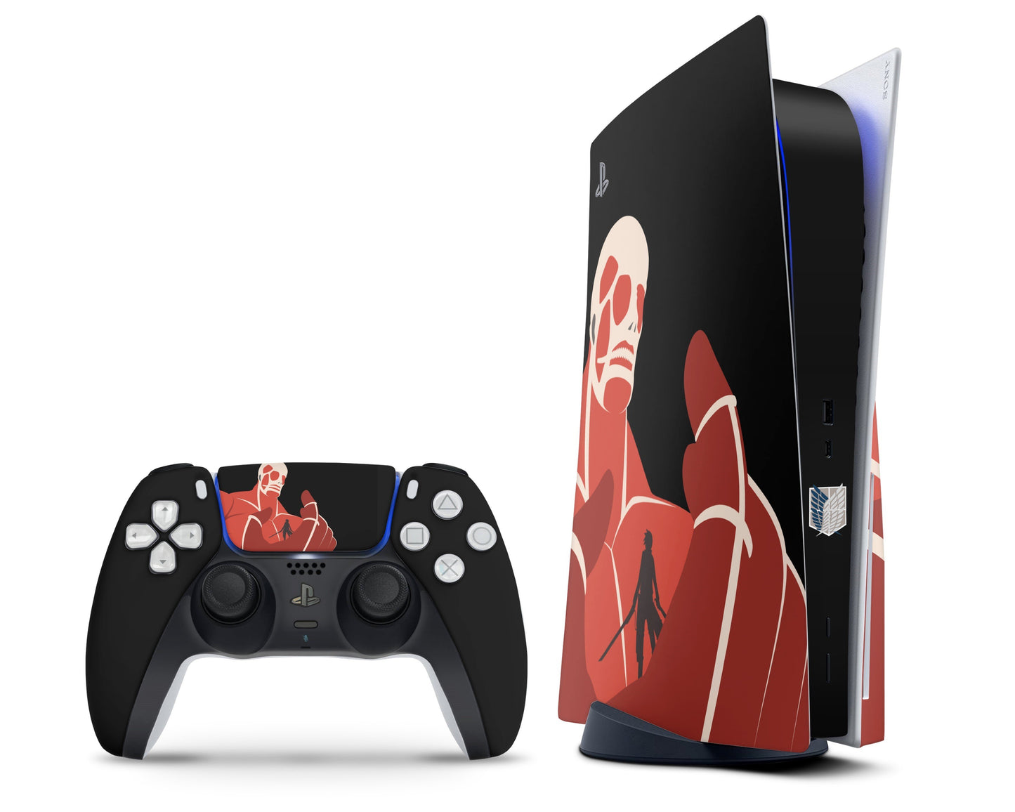 PlayStation PS5 Attack On Titan Colossal Titan PS5 Skins - Anime Attack on Titan Skin