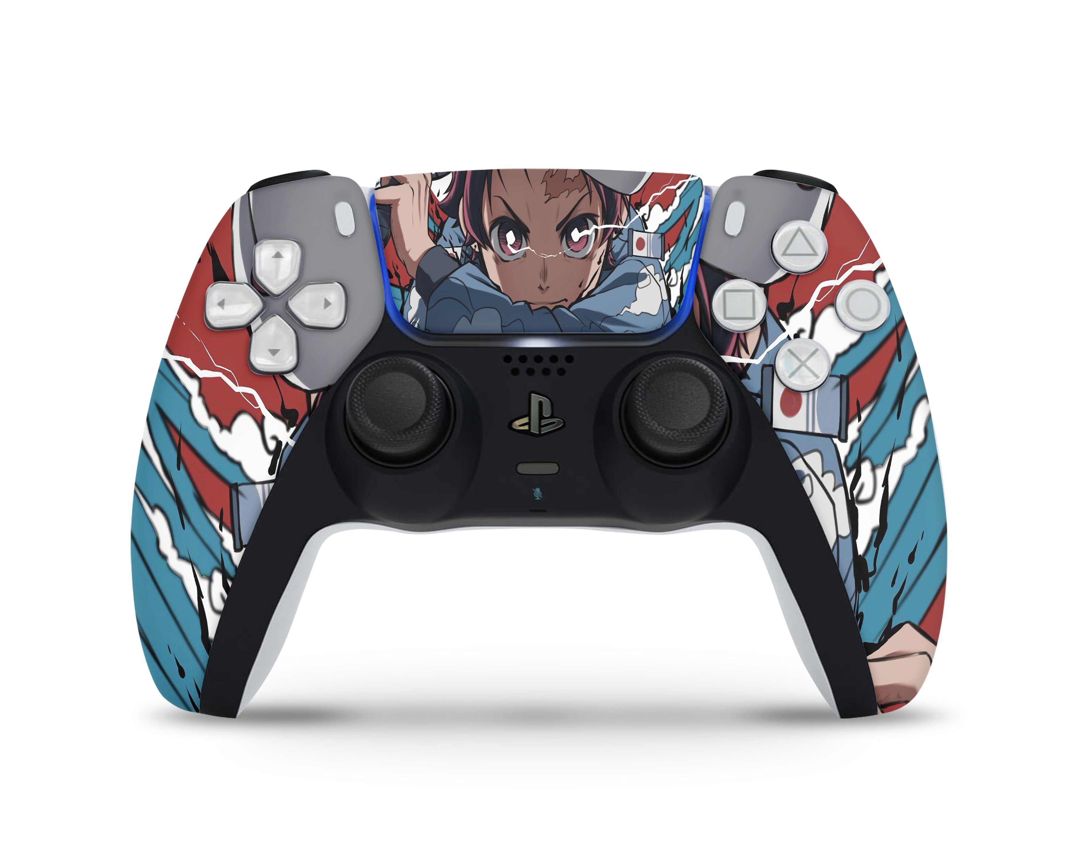 EVA Shikinami Asuka Anime PS5 disk digital edition decal skin sticker for  PS5 Console and two