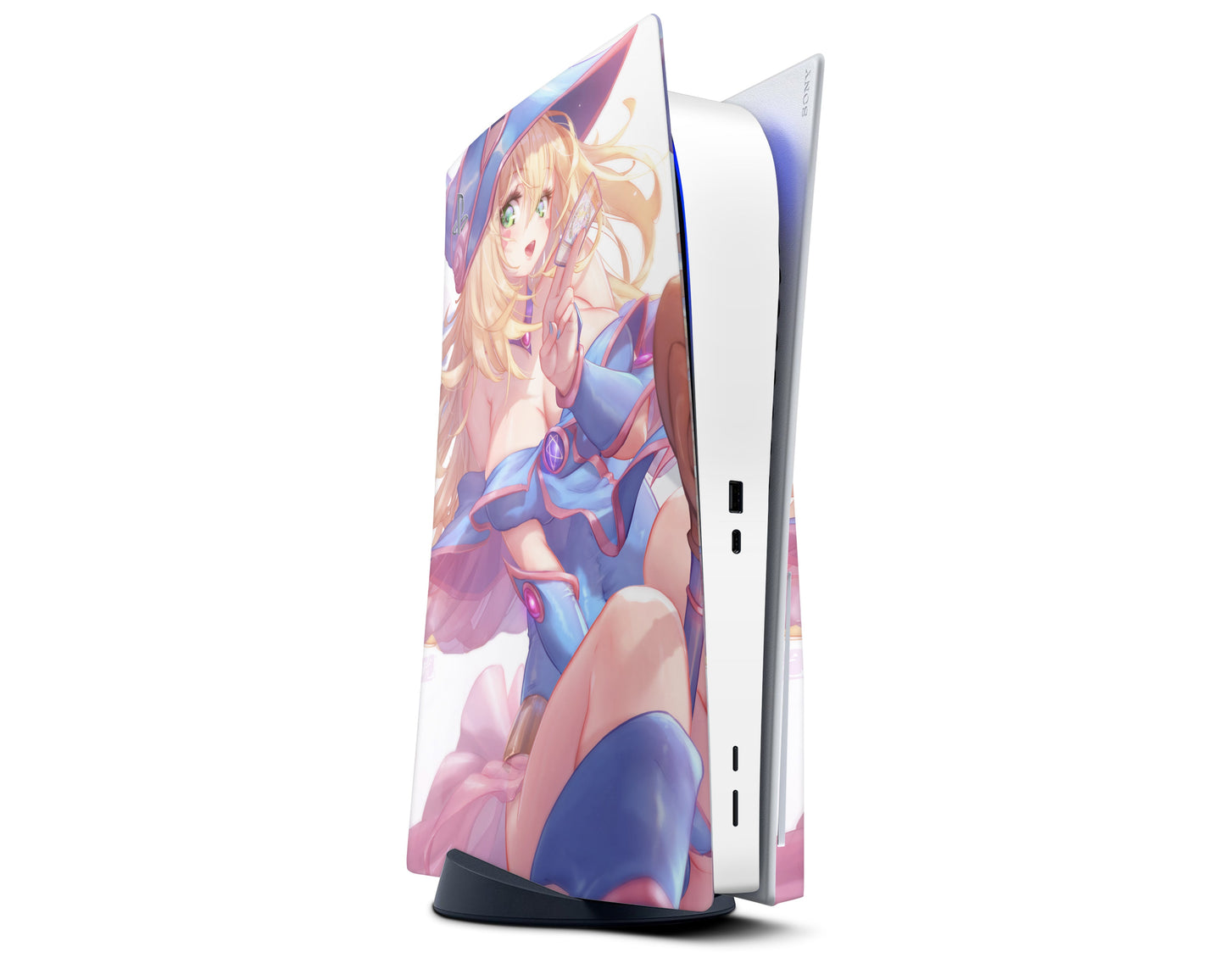 Anime Town Creations PS5 Yugioh Dark Magician Girl PS5 Skins - Anime Yu-Gi-Oh PS5 Skin