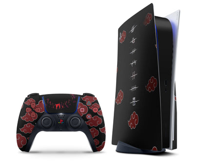 Anime Town Creations PS5 Naruto Akatsuki Headband PS5 Skins - Anime Naruto PS5 Skin