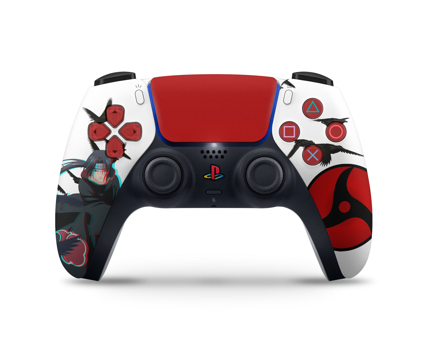 Anime Town Creations PS5 Slim Naruto Uchiha Itachi Genjutsu PS5 Slim Skins - Anime Naruto PS5 Slim Skin