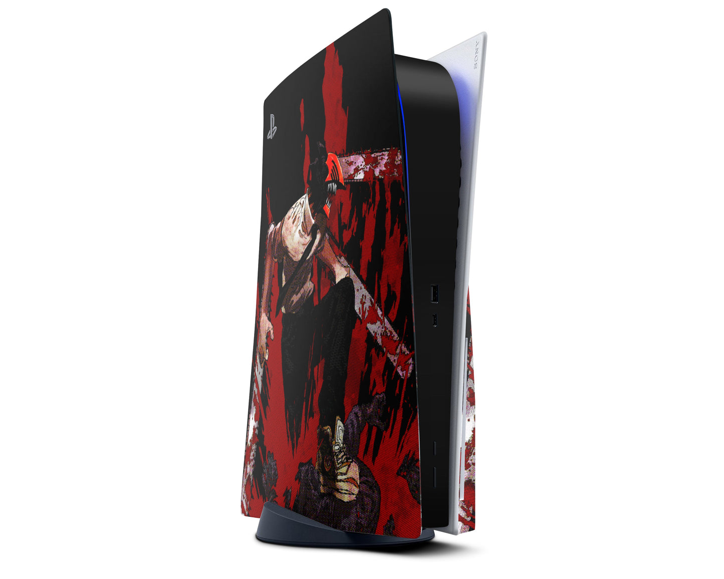 Anime Town Creations PS5 Chainsaw Man Denji Red PS5 Skins - Anime  PS5 Skin