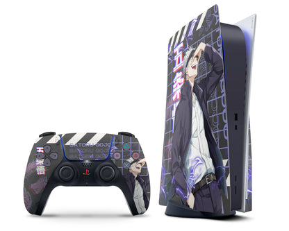 Anime Town Creations PS5 Jujutsu Kaisen Satoru Gojo Purple PS5 Skins - Anime Jujutsu Kaisen PS5 Skin