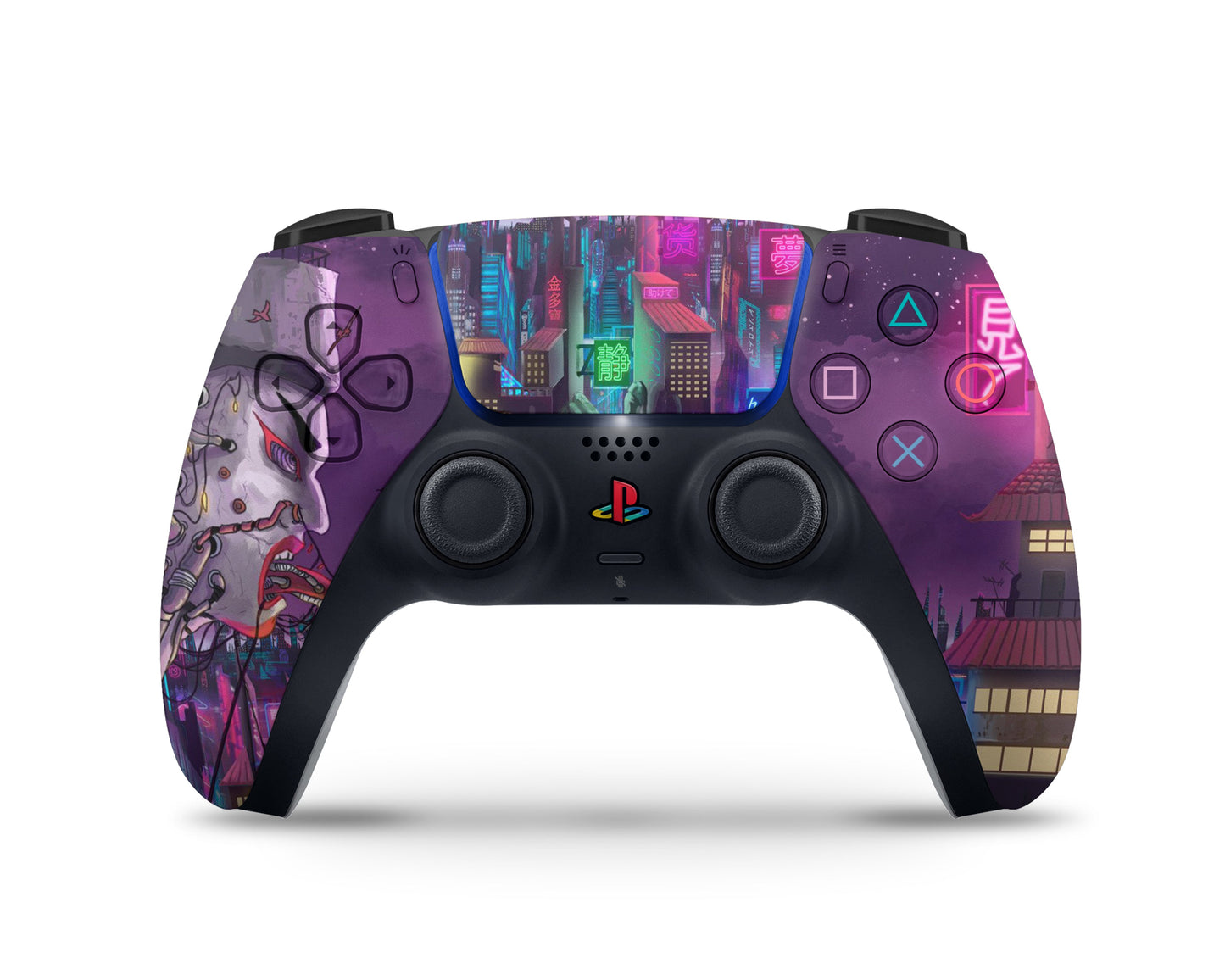 Akatsuki Clouds Pattern PS5 Controller Skin