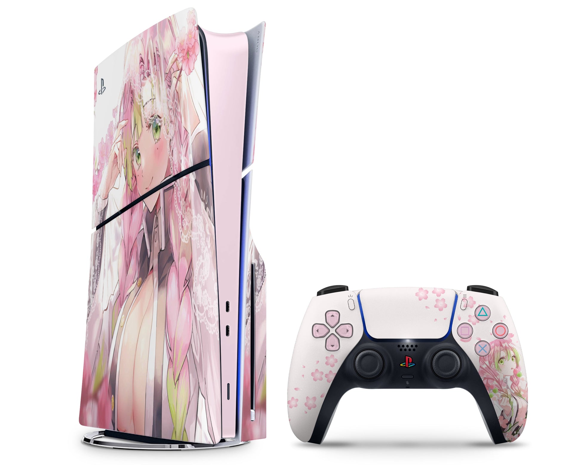 Demon Slayer Mitsuri Kanroji Love Hashira PS5 Slim Skin