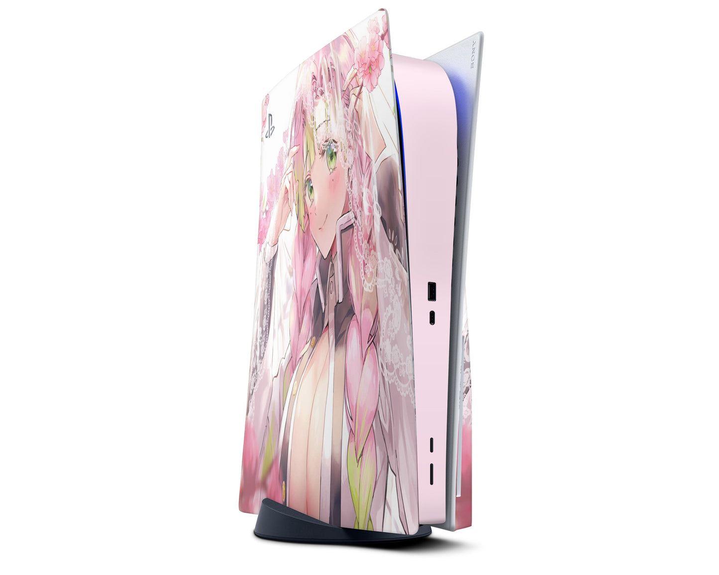 Anime Town Creations PS5 Demon Slayer Mitsuri Kanroji Love Hashira PS5 Skins - Anime Demon Slayer PS5 Skin