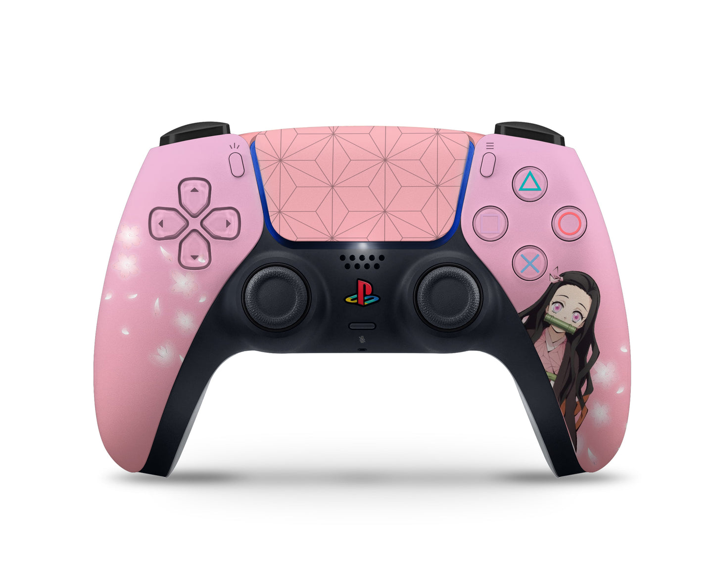 Anime Town Creations PS5 Demon Slayer Nezuko Pink Hype PS5 Skins - Anime Demon Slayer PS5 Skin