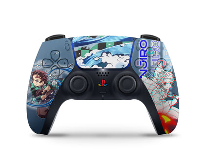 Anime Town Creations PS5 Demon Slayer Tanjiro Hype PS5 Skins - Anime Demon Slayer PS5 Skin