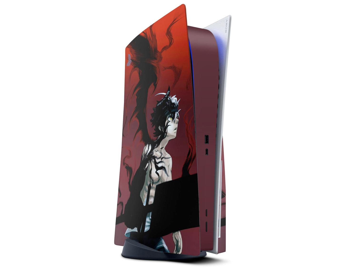 Anime Town Creations PS5 Black Clover Asta Minimalist PS5 Skins - Anime Black Clover PS5 Skin