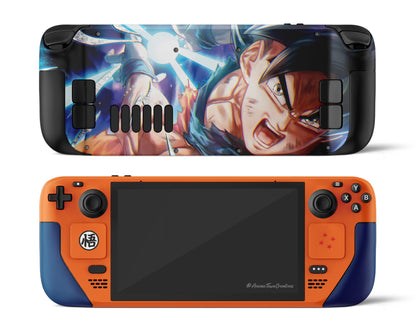 Anime Town Creations Steam Deck Dragon Ball Goku Kamehameha Vinyl only Skins - Anime Dragon Ball Steam Deck Skin