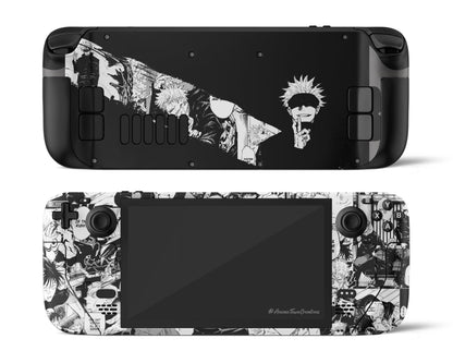 Anime Town Creations Steam Deck Jujutsu Kaisen Satoru Gojo Manga Vinyl only Skins - Anime Jujutsu Kaisen Steam Deck Skin