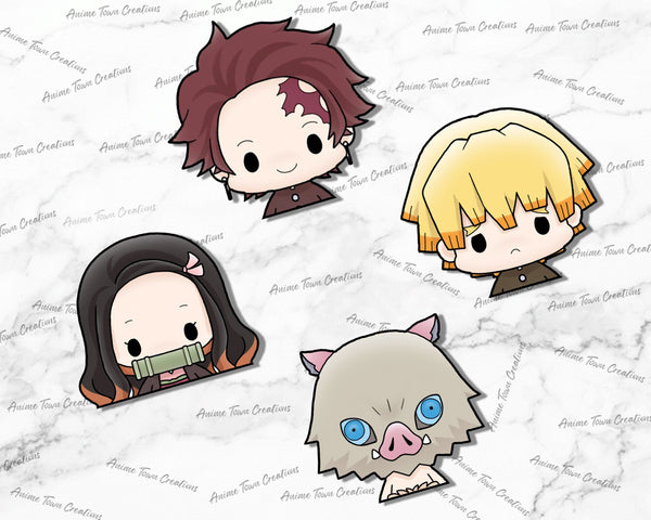 Zenitsu/Tanjirou/Nezuko/Inosuke  Anime drawing styles, Best anime  drawings, Anime character drawing