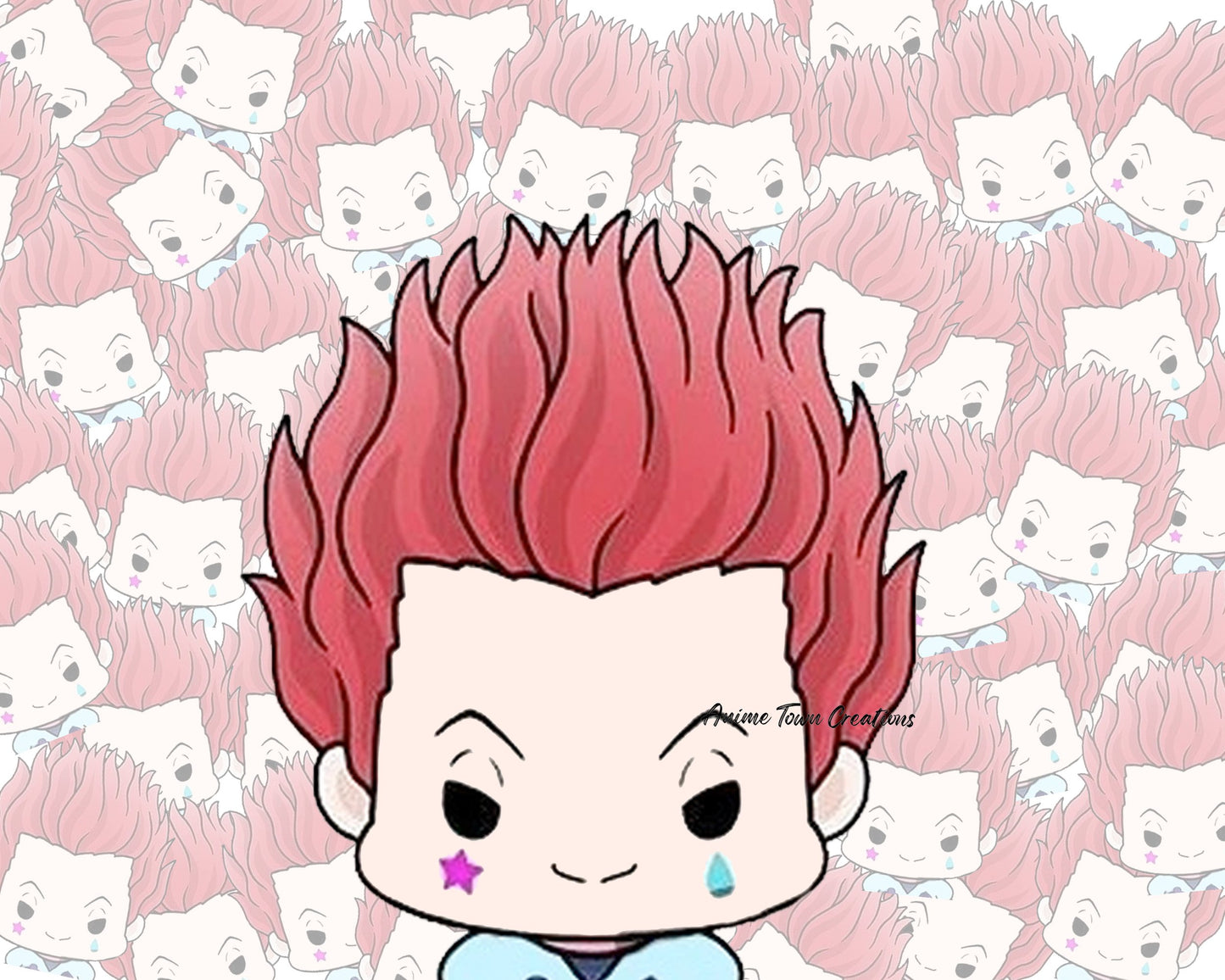 Anime Town Creations Sticker Chibi Hisoka Peeker 5" Accessories - Anime Hunter x Hunter Sticker