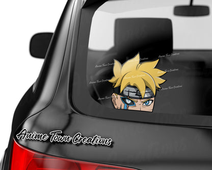 Anime Town Creations Sticker Boruto Peeker 8" Accessories - Anime Naruto Sticker