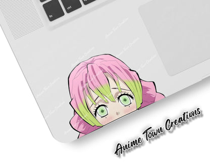 Anime Town Creations Sticker Demon Slayer Mitsuri Kanroji 5" Accessories - Anime Demon Slayer Sticker