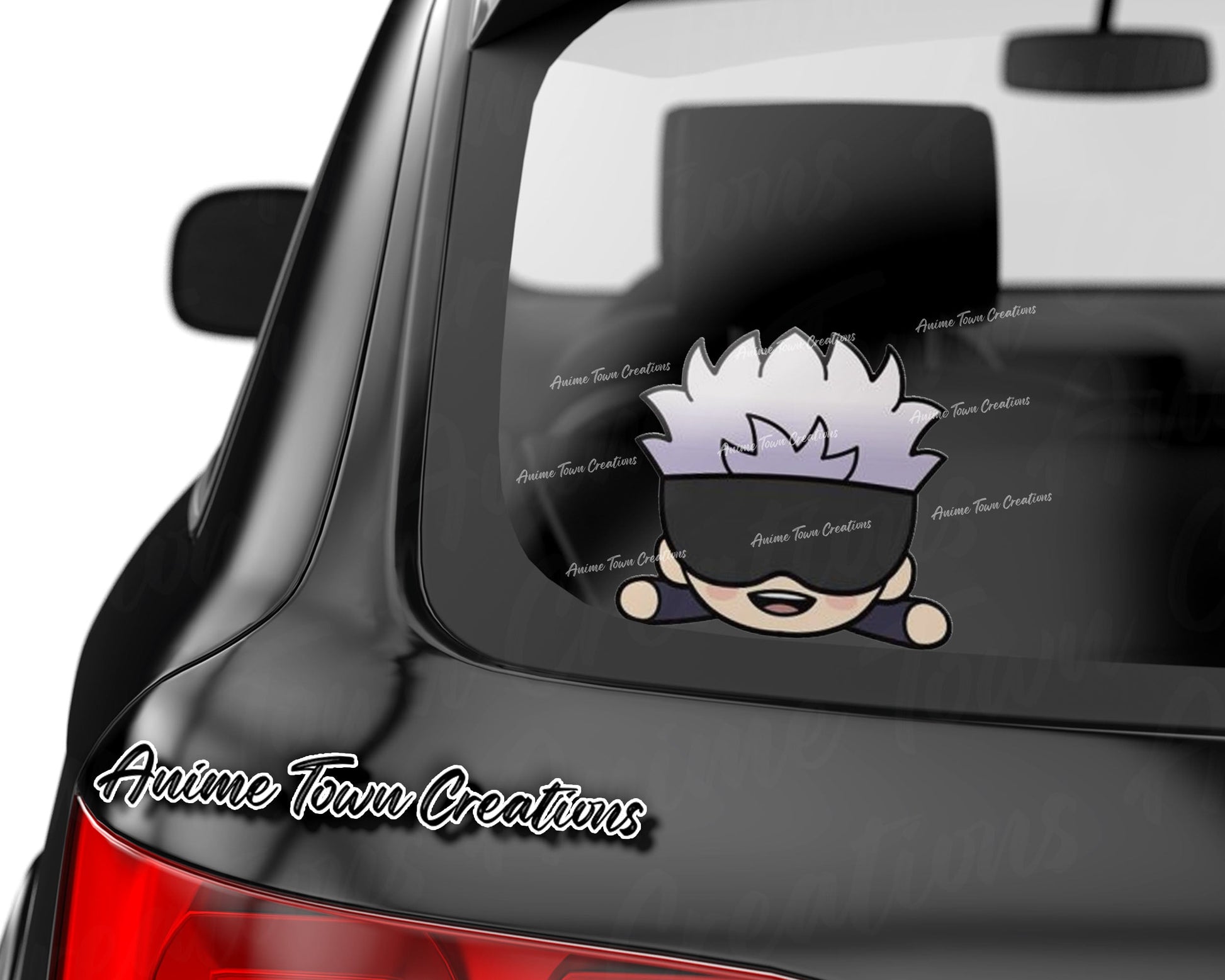 Anime Town Creations Sticker Jujutsu Kaisen Gojo Head 8" Accessories - Anime Jujutsu Kaisen Sticker