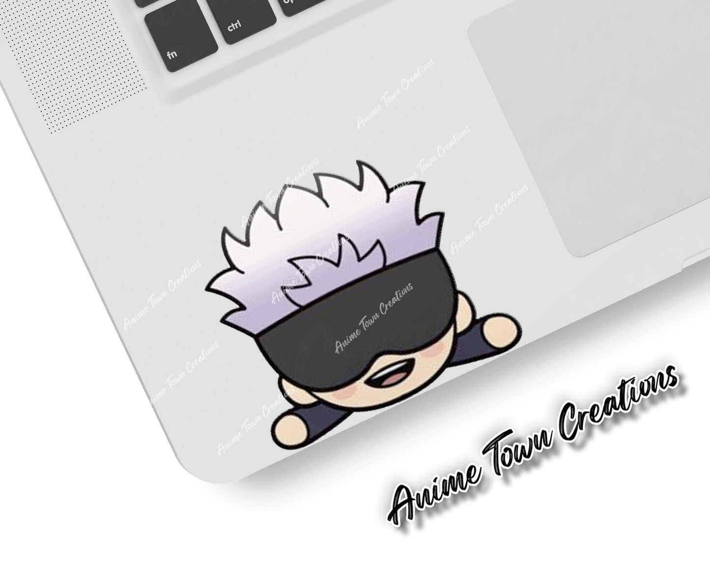 Anime Town Creations Sticker Jujutsu Kaisen Gojo Head 5" Accessories - Anime Jujutsu Kaisen Sticker