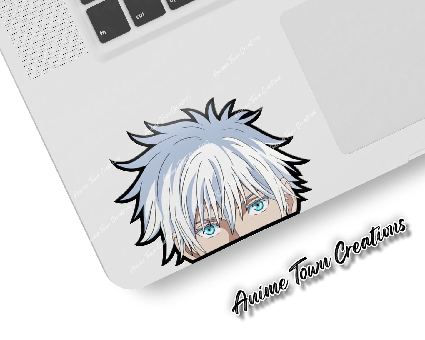 Anime Town Creations Sticker Jujutsu Kaisen Gojo Six Eyes Peeker 5" Accessories - Anime Jujutsu Kaisen Sticker