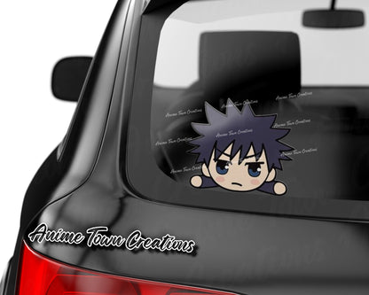 Anime Town Creations Sticker Jujutsu Kaisen Megumi Head 8" Accessories - Anime Jujutsu Kaisen Sticker