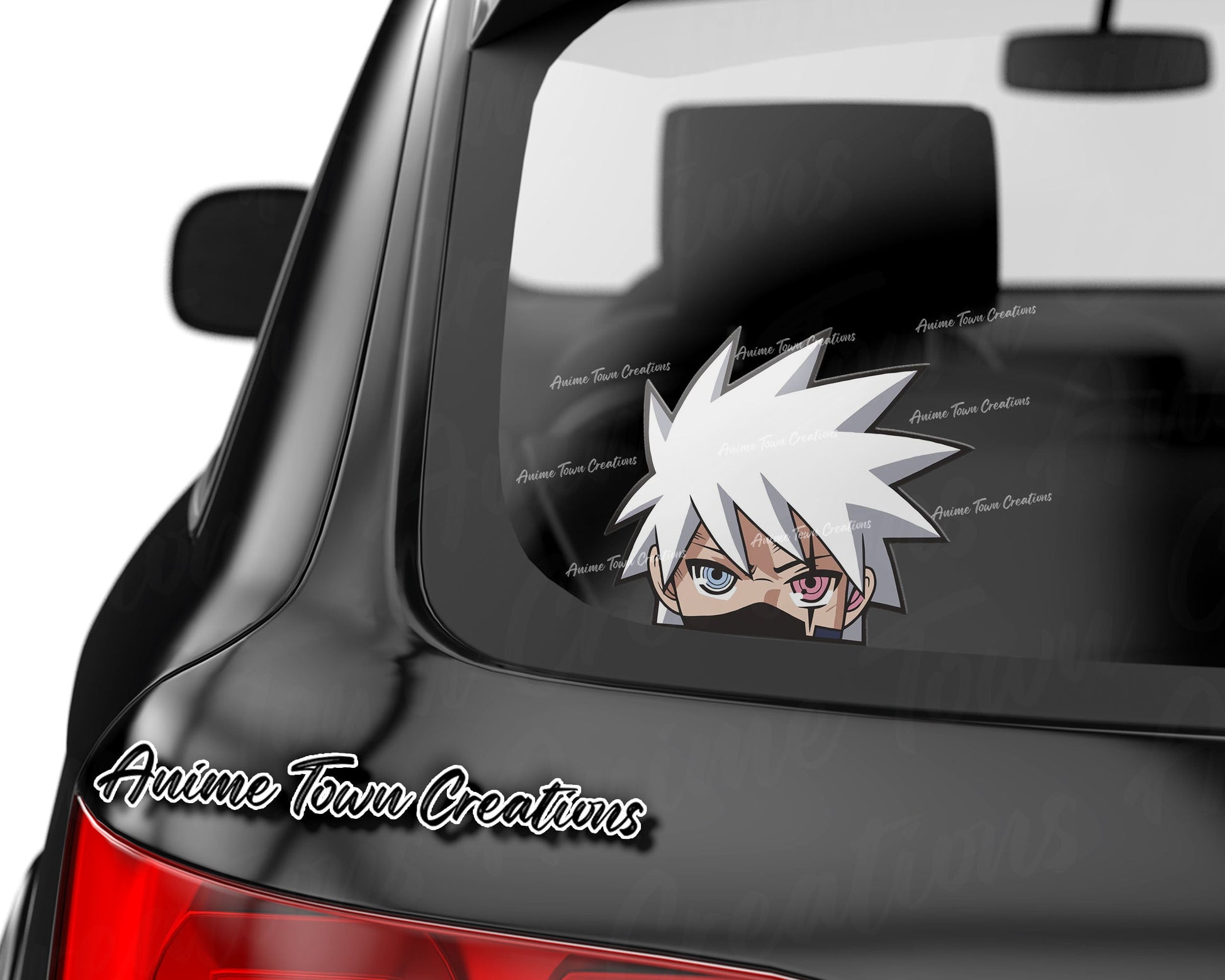 Anime Town Creations Sticker Kakashi Hatake Chibi Peeker 8" Accessories - Anime Naruto Sticker