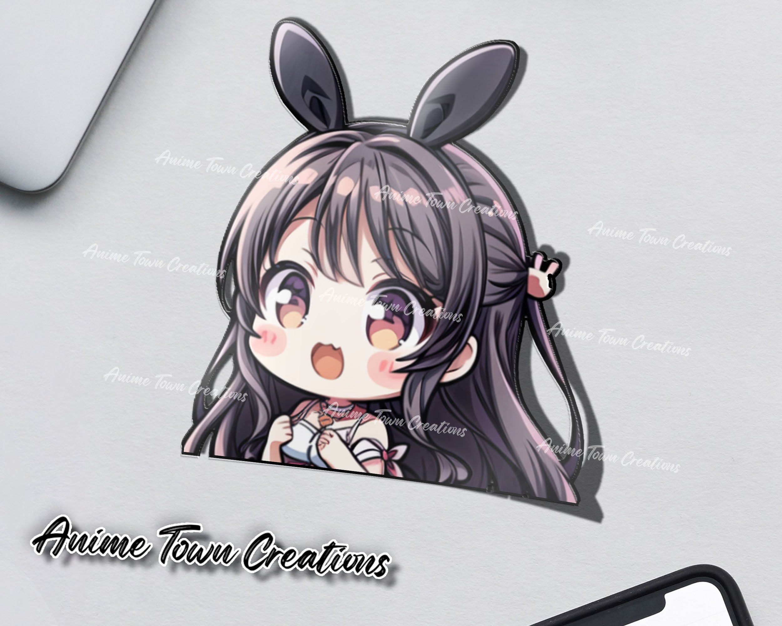 Mai Sakurajima Rascal Does Not Dream of Bunny Girl Senpai Glossy Sticker  Anime. | eBay