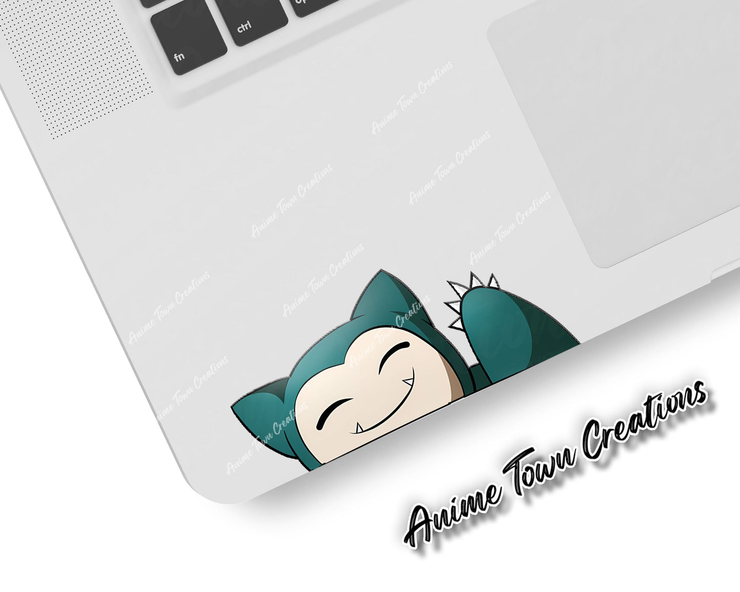 Anime Town Creations Sticker Pokemon Snorlax Peeker 5" Accessories - Anime Pokemon Sticker