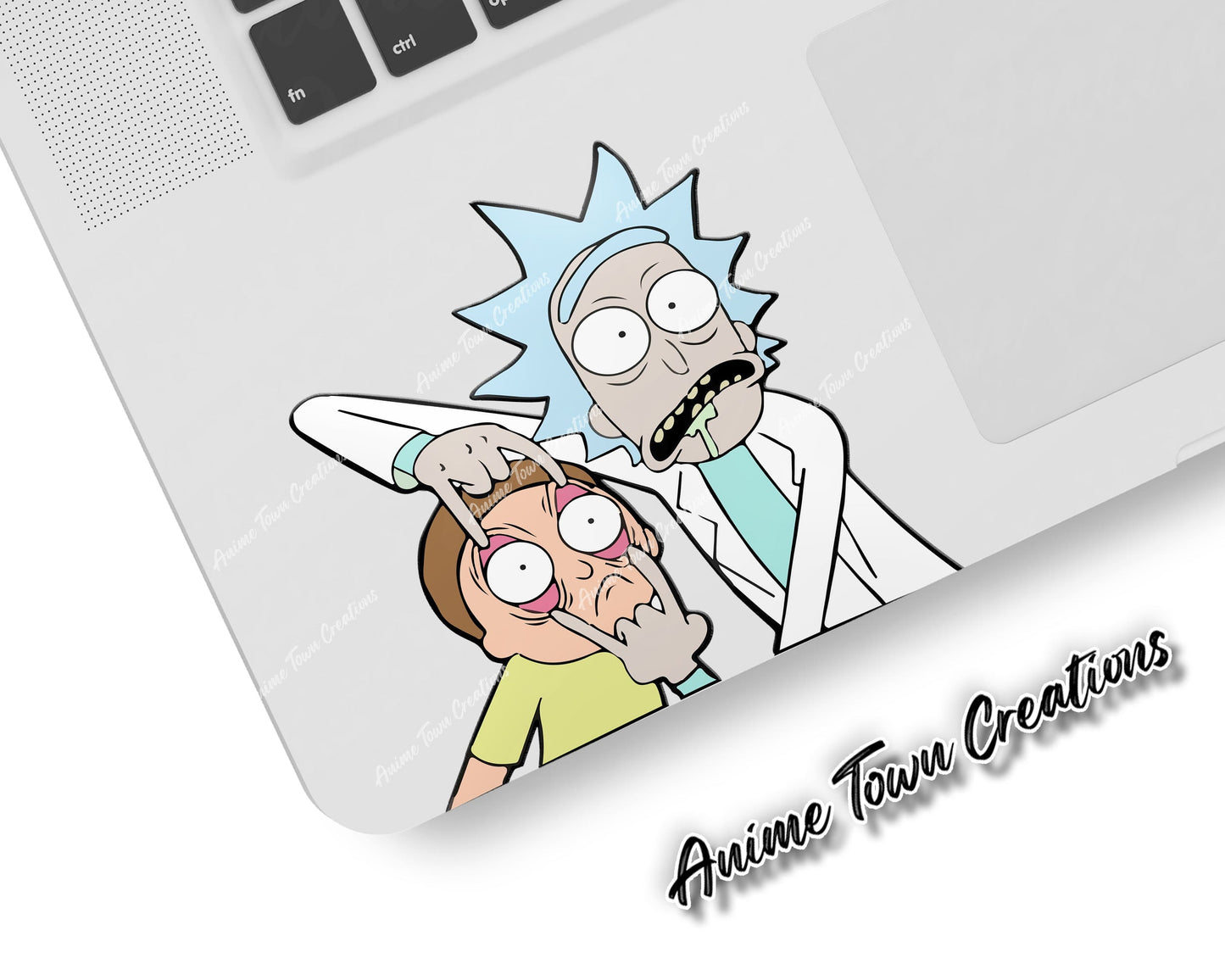 Anime Town Creations Sticker Rick And Morty Open Your Eyes Morty 5" Accessories - Anime Rick and Morty Sticker