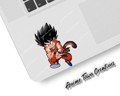 Anime Town Creations Sticker Dragon Ball Kid Goku 5" Accessories - Anime Dragon Ball Sticker