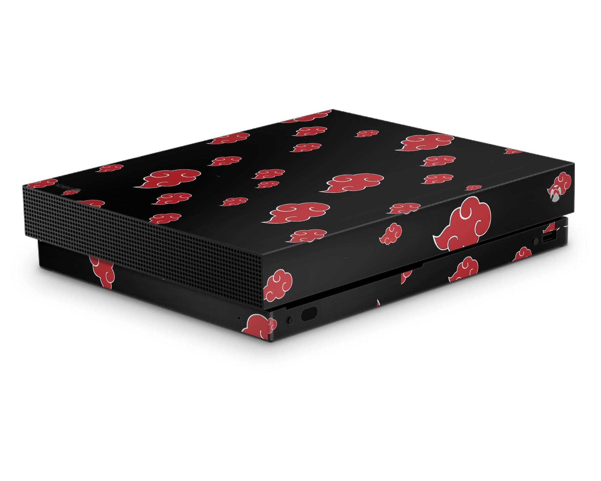 Anime Town Creations Xbox One Naruto Akatsuki Pattern Xbox One S Skins - Anime Naruto Xbox One Skin