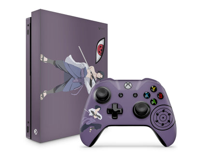 Anime Town Creations Xbox One Sasuke Purple Rinnegan Xbox One Skins - Anime Naruto Xbox One Skin