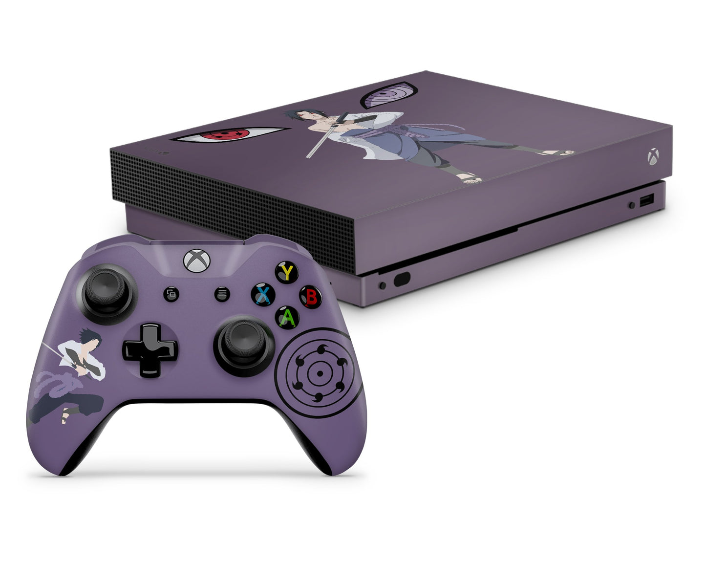 Anime Town Creations Xbox One Sasuke Purple Rinnegan Xbox One Skins - Anime Naruto Xbox One Skin