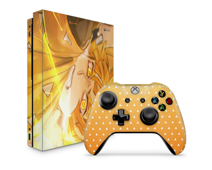 Anime Town Creations Xbox One Demon Slayer Zenitsu Xbox One Skins - Anime Demon Slayer Xbox One Skin