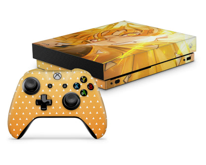 Anime Town Creations Xbox One Demon Slayer Zenitsu Xbox One Skins - Anime Demon Slayer Xbox One Skin