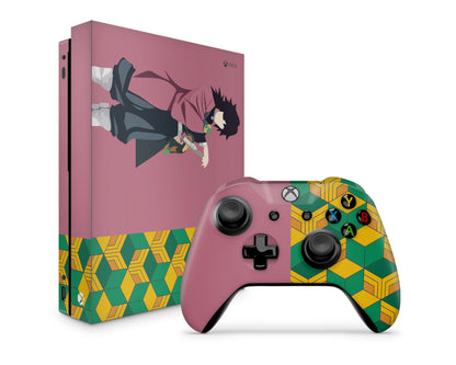 Anime Town Creations Xbox One Demon Slayer Giyu Xbox One Skins - Anime Demon Slayer Xbox One Skin