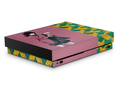 Anime Town Creations Xbox One Demon Slayer Giyu Xbox One S Skins - Anime Demon Slayer Xbox One Skin