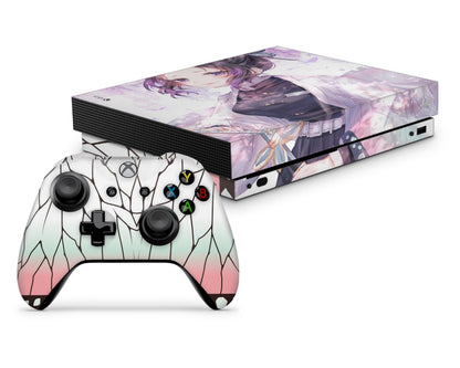 Anime Town Creations Xbox One Demon Slayer Shinobu Wisteria Xbox One Skins - Anime Demon Slayer Xbox One Skin