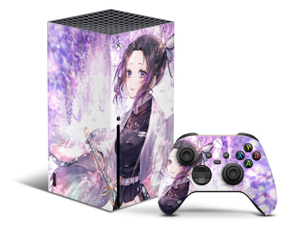 Demon Slayer Shinobu Cute Purple Xbox Series X & S Skin