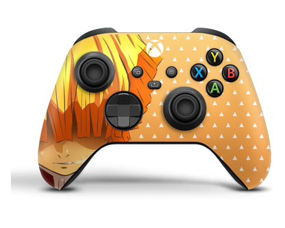 Anime Town Creations Xbox Series X Demon Slayer Zenitsu Xbox Series X Skins - Anime Demon Slayer Xbox Series X & S Skin