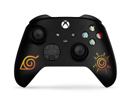 Anime Town Creations Xbox Series X Uzumaki Minimalist Black Xbox Series X Skins - Anime Ninja Xbox Series X & S Skin